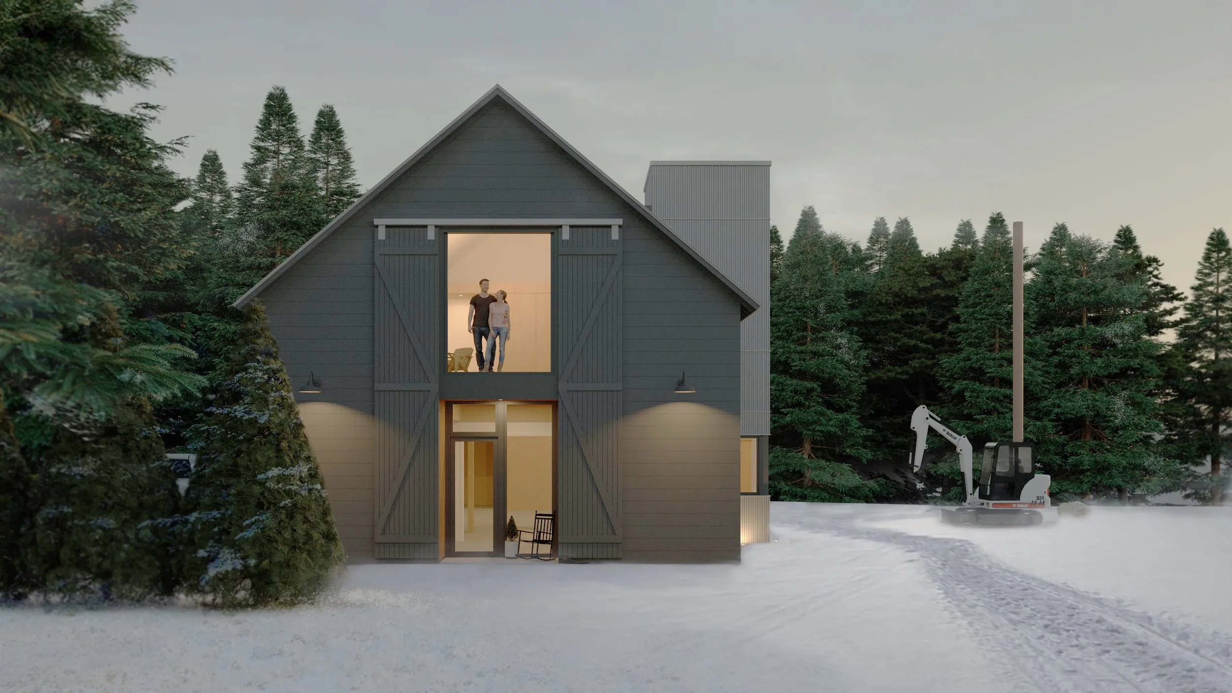 Black Forest Barn — residential design by Nathan Lynch Design