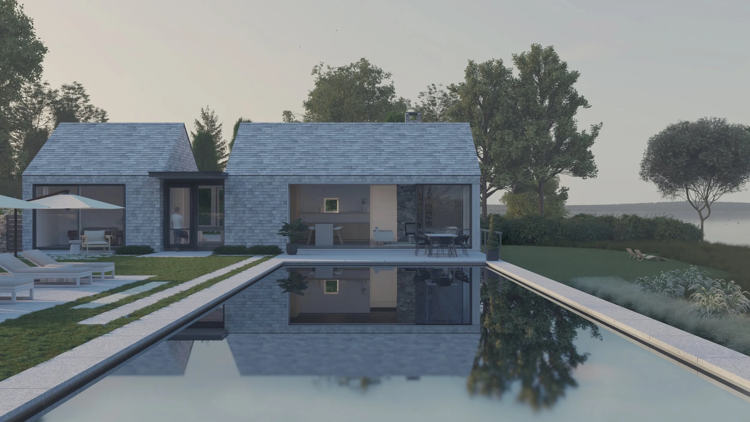 Sakonnet Pool House — residential design by Nathan Lynch Design