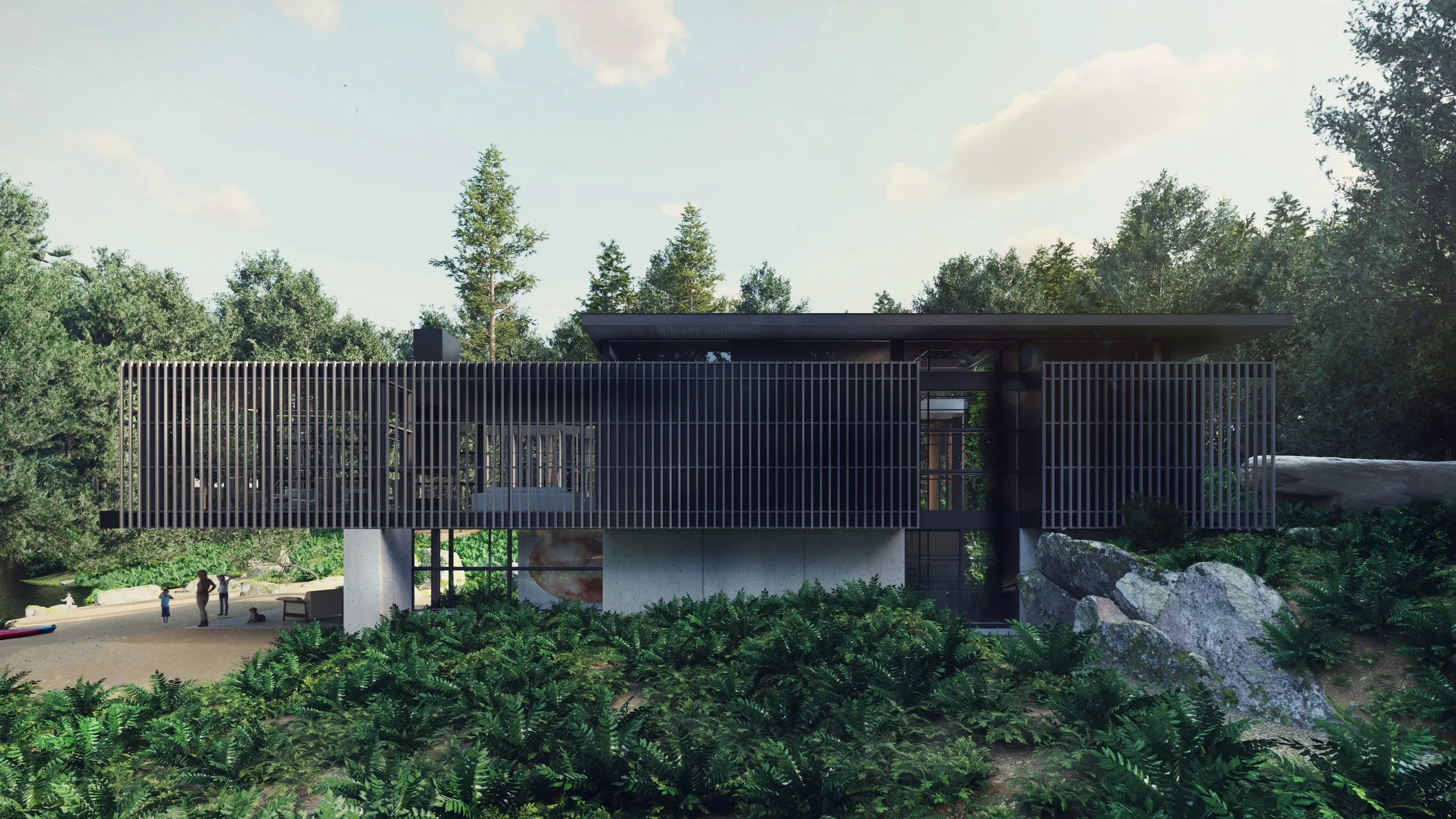Camp Fir — residential design by Nathan Lynch Design