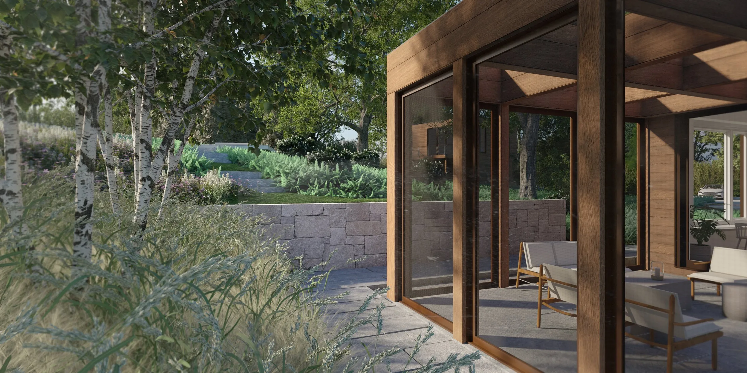 Middletown Landscape — residential design by Nathan Lynch Design