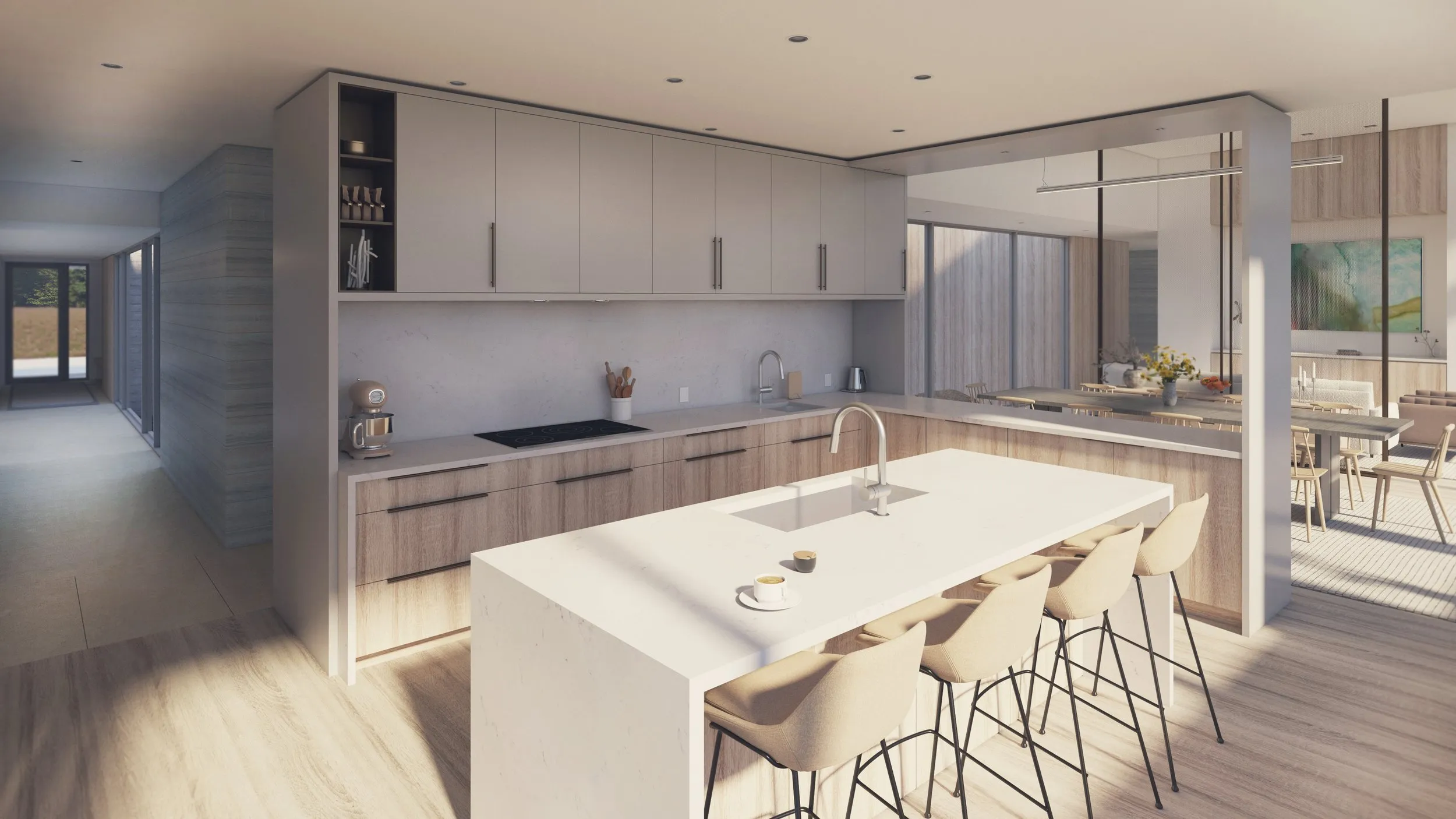 Padanaram Harbor House — residential design by Nathan Lynch Design
