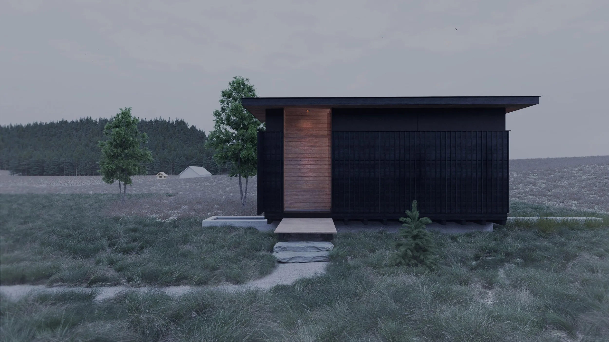 Writers Cabin — view 2