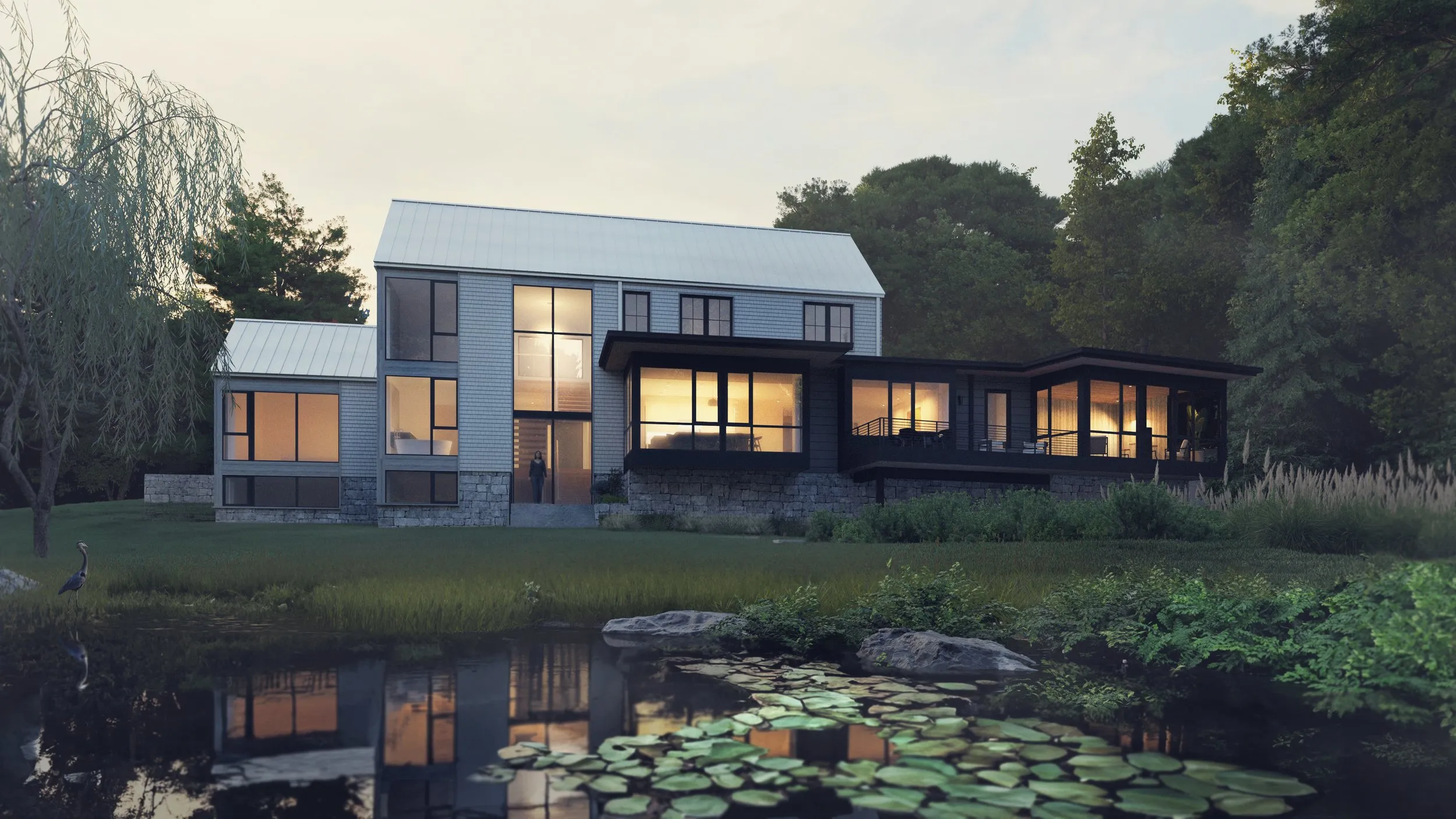 Blue Heron House — view 2