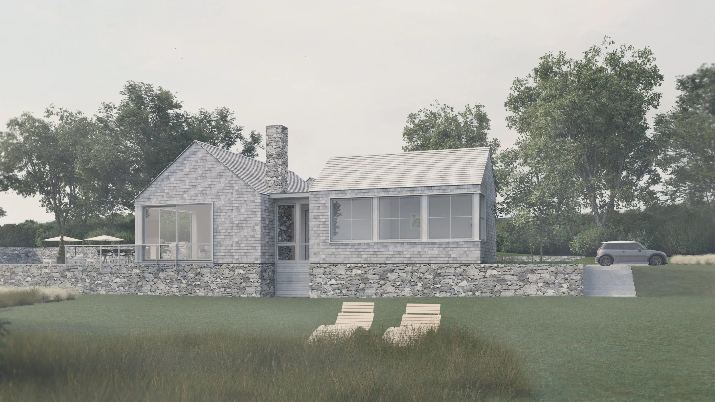 Sakonnet Pool House — view 3
