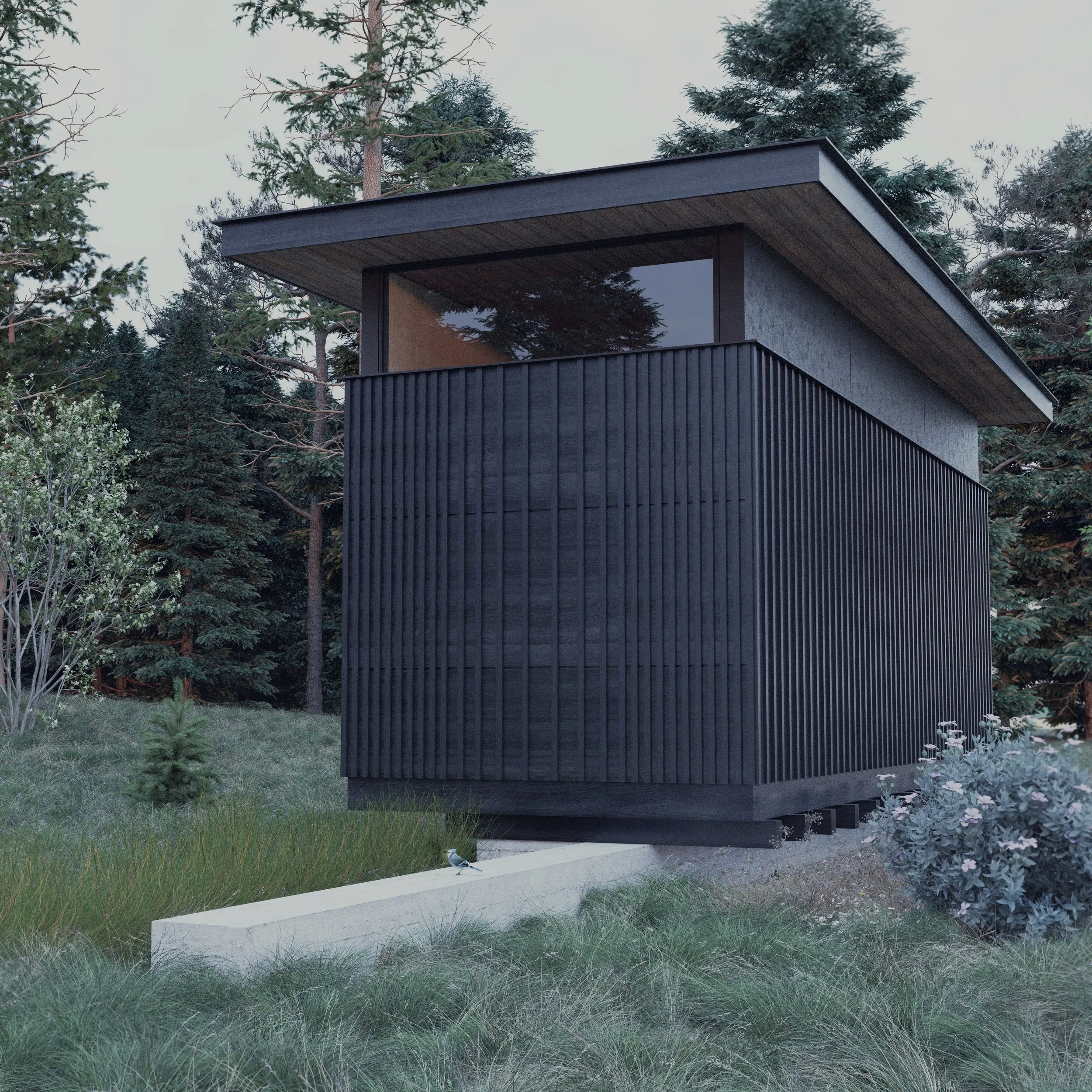 Writers Cabin — view 3