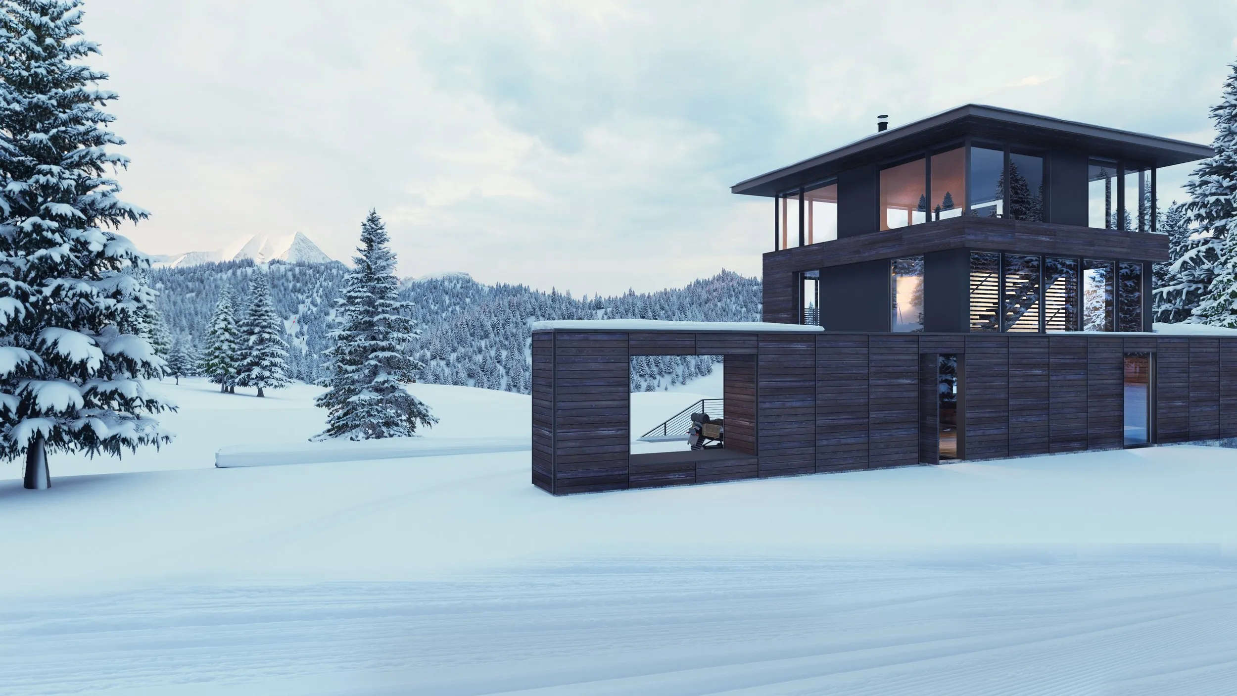 Mountain Chalet — view 7