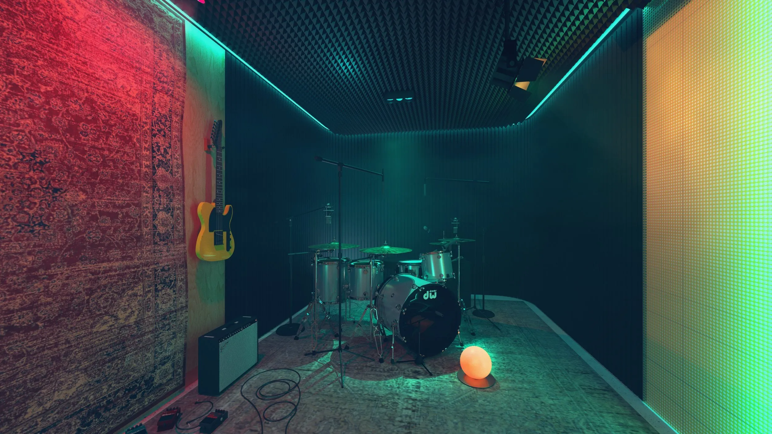 Music Studio — residential design by Nathan Lynch Design
